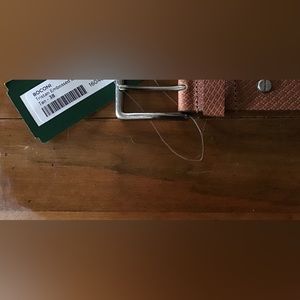 NWT New Beautiful Boconi Tristan Embossed Casual Leather Belt in 38